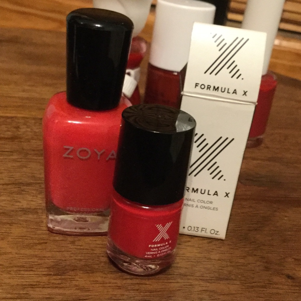 5 NEW Nail Lacquer Lot Bundle zoya formula x nails inc London